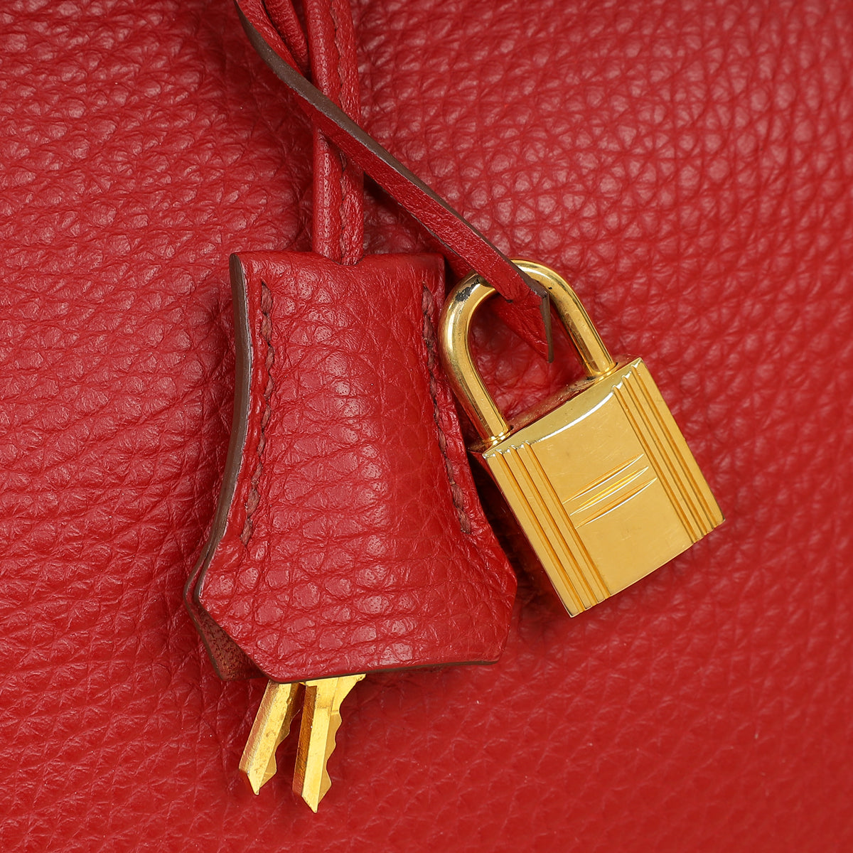 Hermes Rouge Venetian Birkin 35 Bag