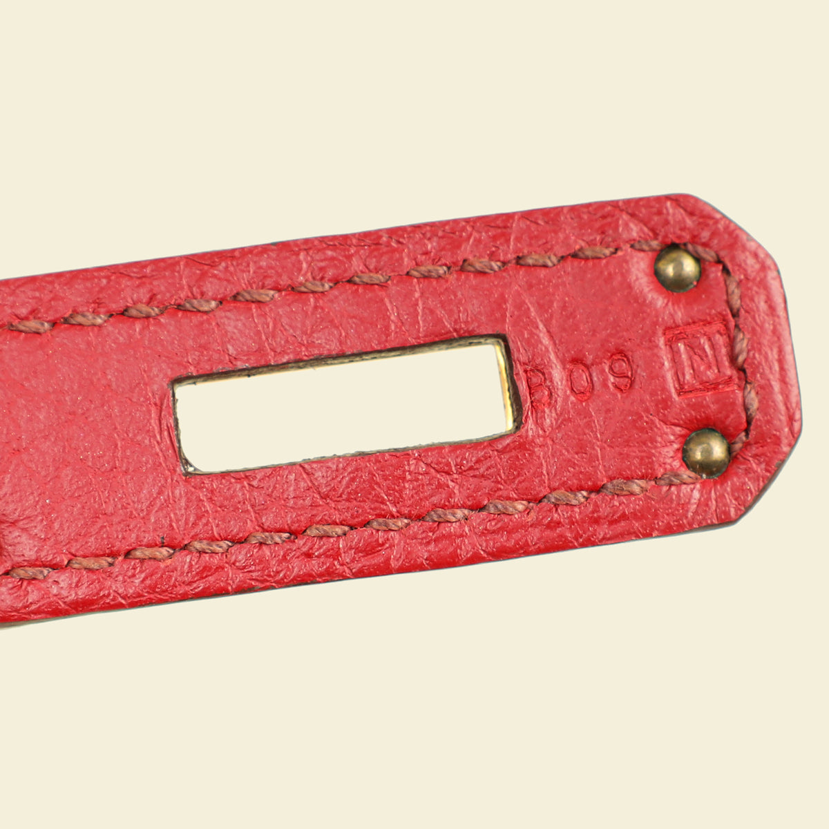 Hermes Rouge Venetian Birkin 35 Bag