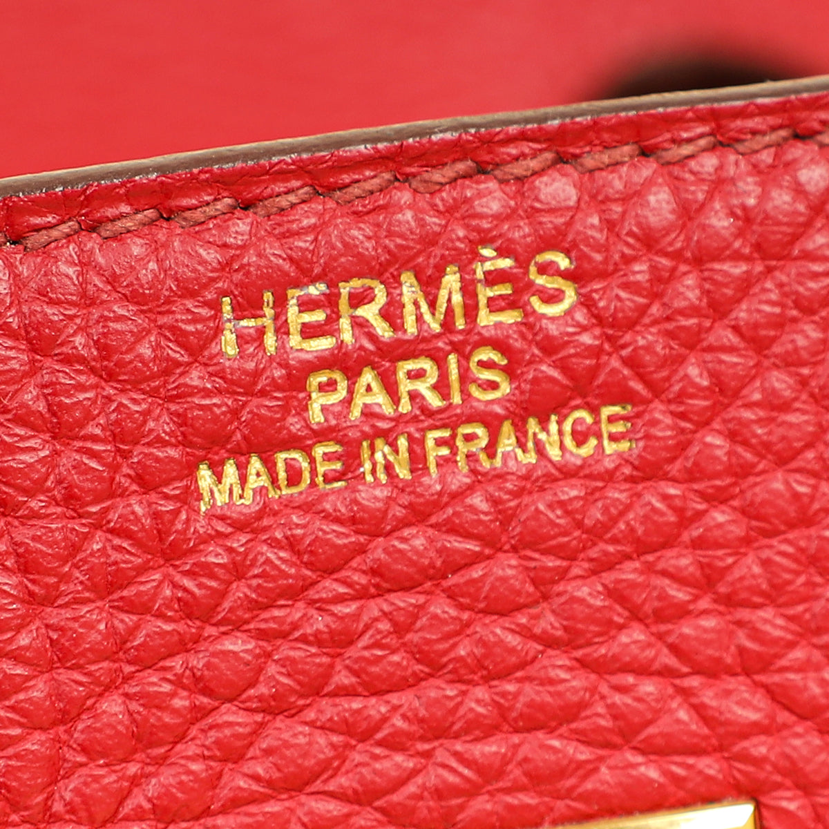Hermes Rouge Venetian Birkin 35 Bag