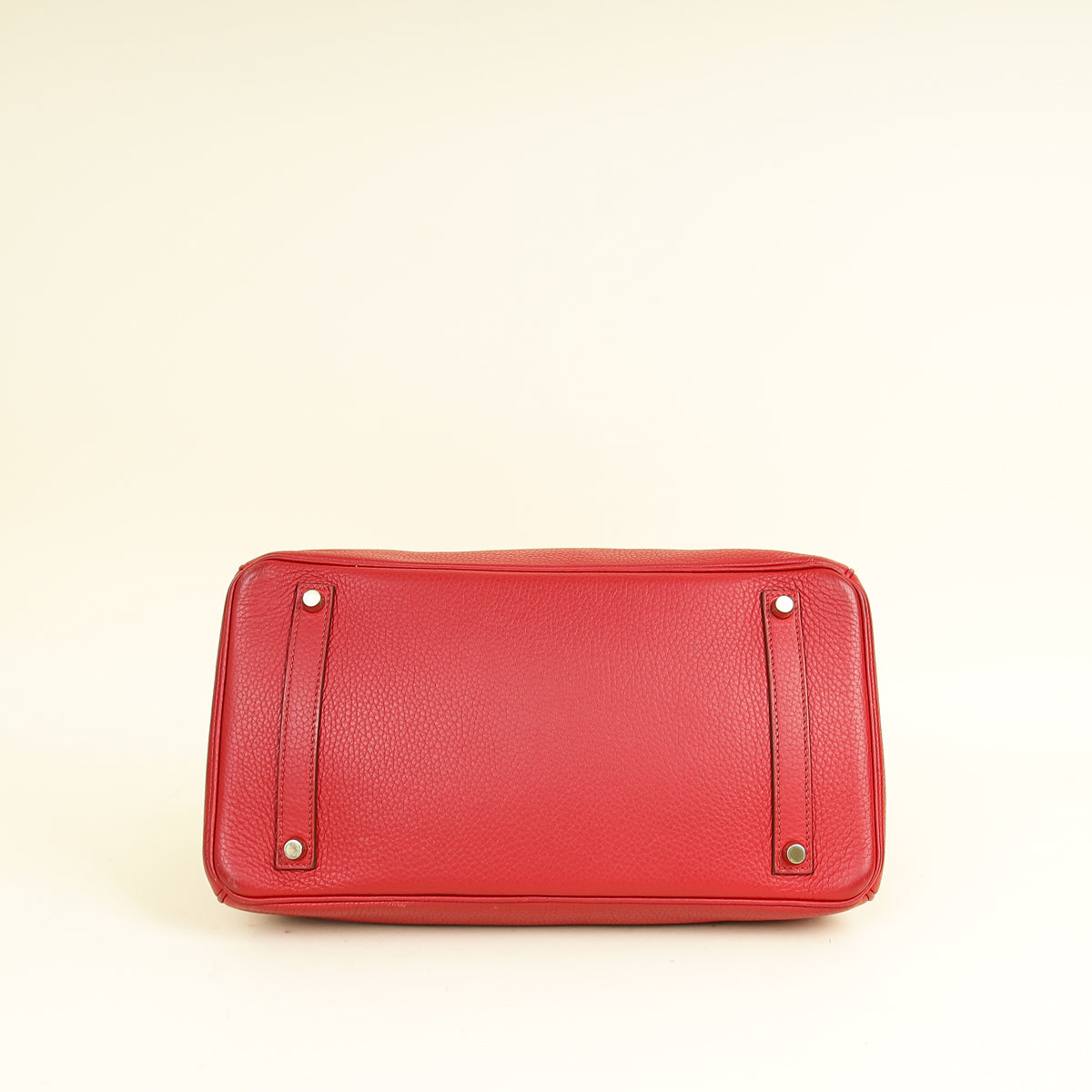 Hermes Rouge Venetian Birkin 35 Bag