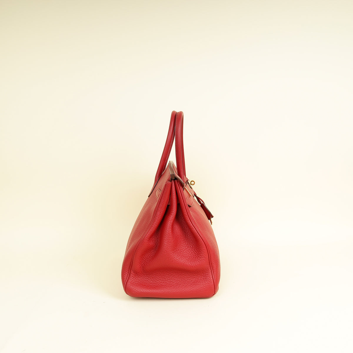 Hermes Rouge Venetian Birkin 35 Bag