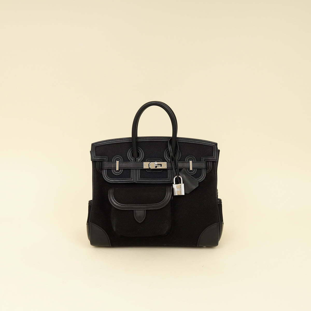 Hermes Noir Cargo Birkin 25 Bag-Hermes-THE CLOSET