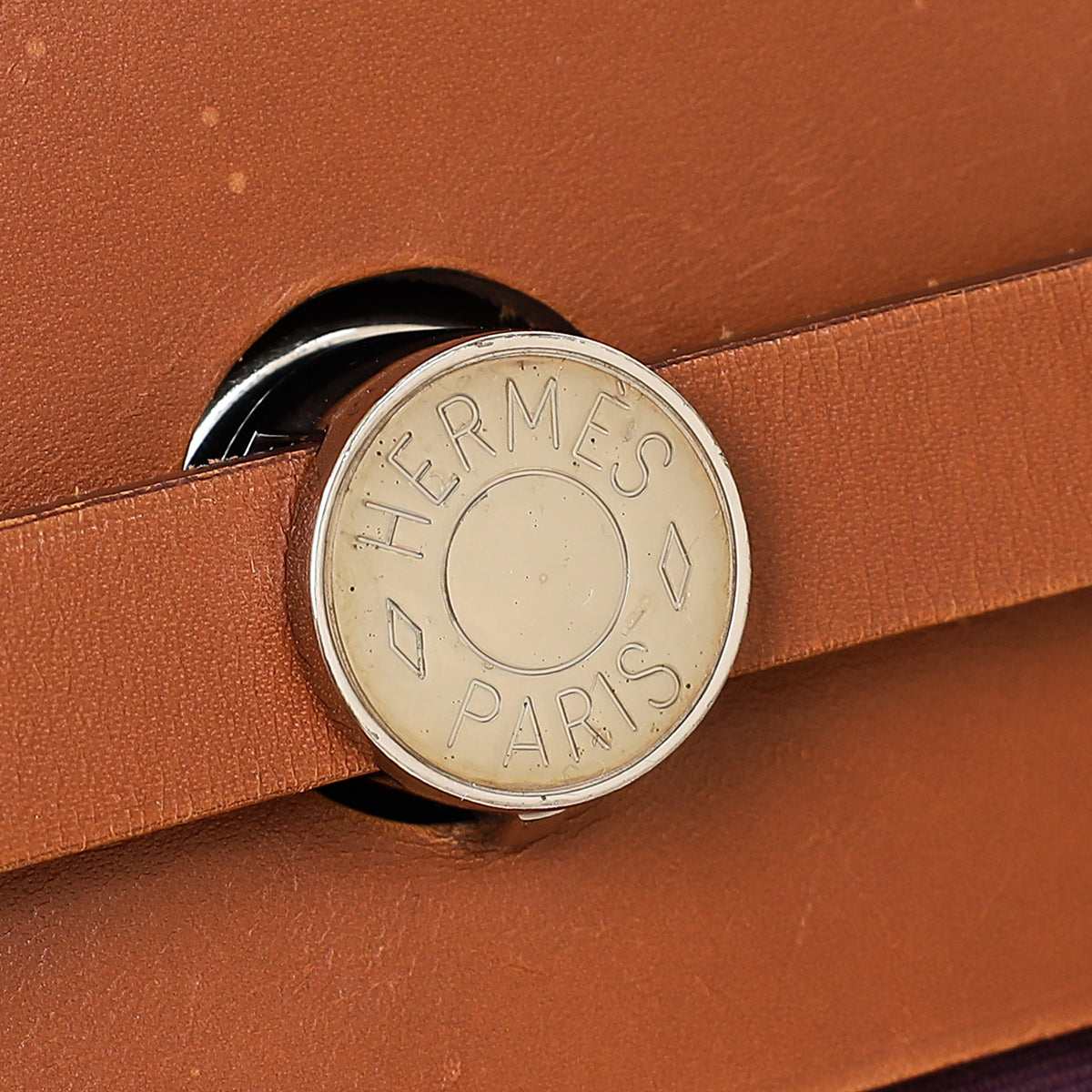 Hermes Bicolor Vache Hunter Toile Sellier Herbag GM Bag-Hermes-THE CLOSET