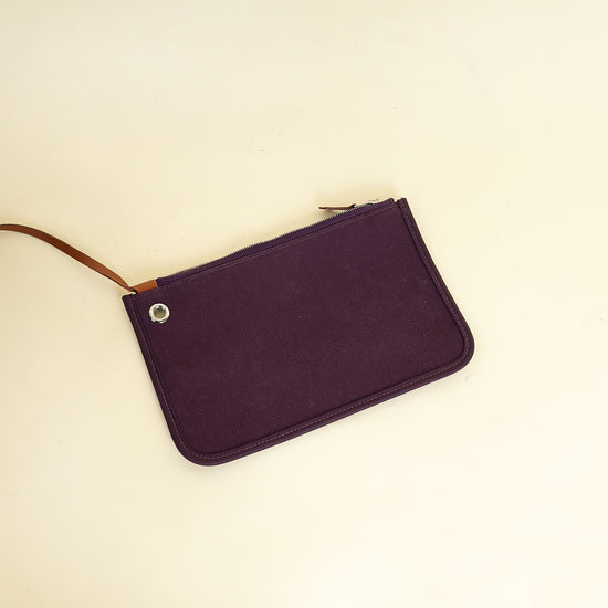 Hermes Bicolor Vache Hunter Toile Sellier Herbag GM Bag-Hermes-THE CLOSET