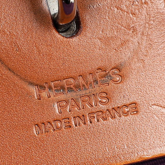 Hermes Bicolor Vache Hunter Toile Sellier Herbag GM Bag-Hermes-THE CLOSET