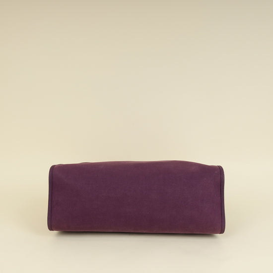 Hermes Bicolor Vache Hunter Toile Sellier Herbag GM Bag-Hermes-THE CLOSET