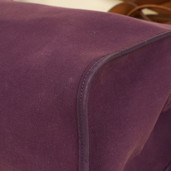 Hermes Bicolor Vache Hunter Toile Sellier Herbag GM Bag-Hermes-THE CLOSET