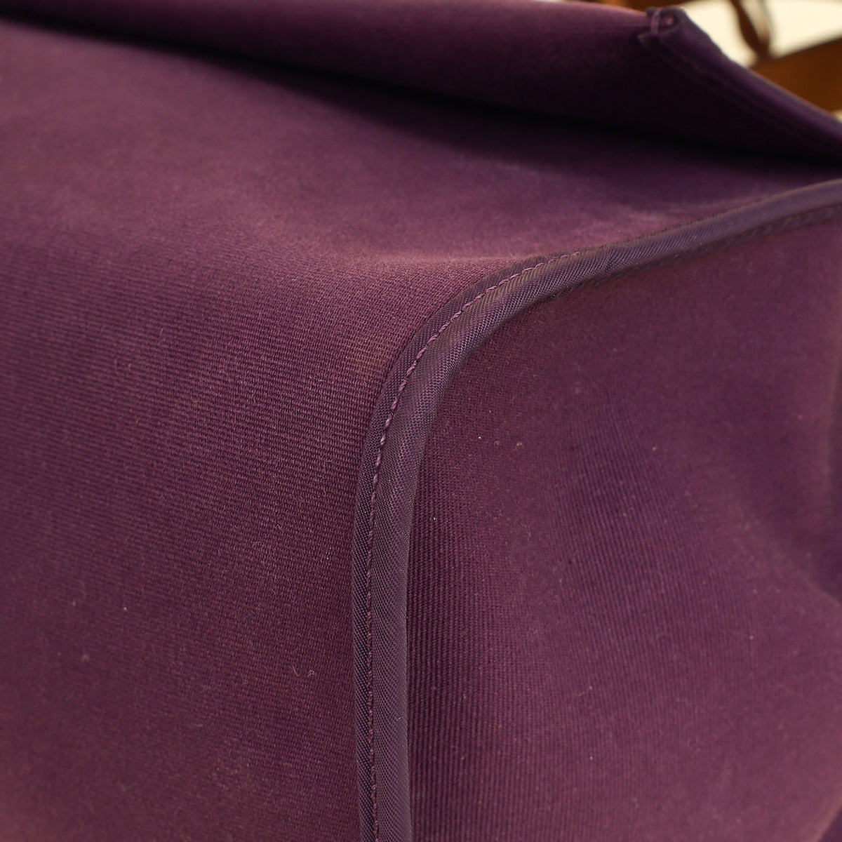 Hermes Bicolor Vache Hunter Toile Sellier Herbag GM Bag-Hermes-THE CLOSET