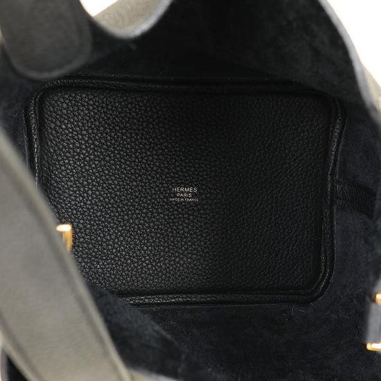 Hermes Noir Picotin Lock 18 Barenbia Faubourg Bag-Hermes-THE CLOSET