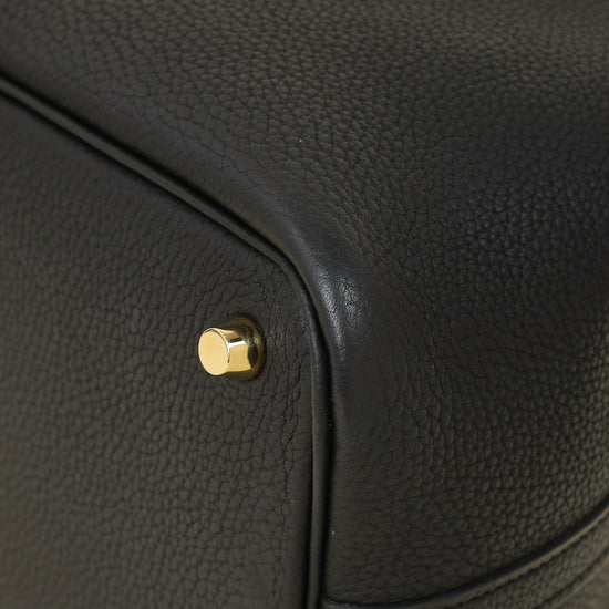 Hermes Noir Picotin Lock 18 Barenbia Faubourg Bag-Hermes-THE CLOSET