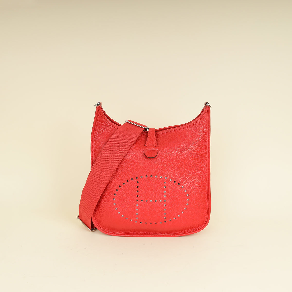 Hermes Vermillion Evelyne III PM Bag-Hermes-THE CLOSET