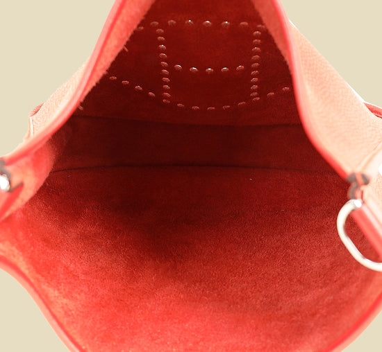 Hermes Vermillion Evelyne III PM Bag-Hermes-THE CLOSET