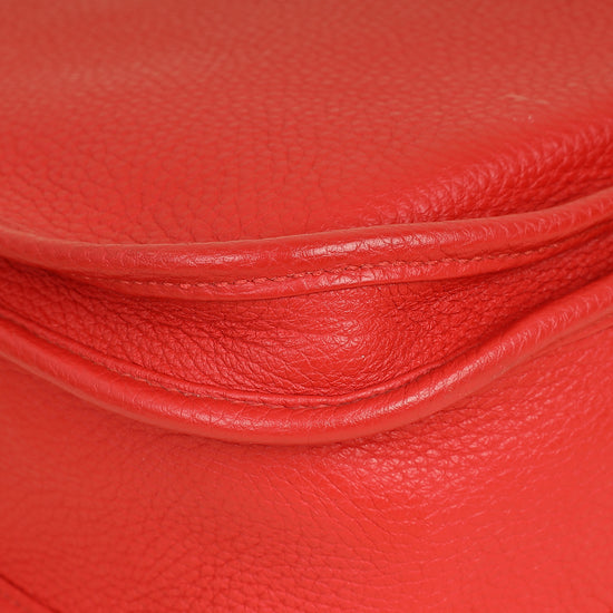 Hermes Vermillion Evelyne III PM Bag-Hermes-THE CLOSET