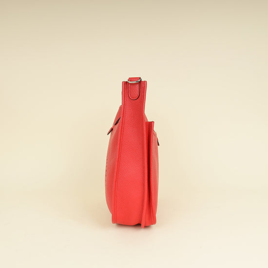 Hermes Vermillion Evelyne III PM Bag-Hermes-THE CLOSET