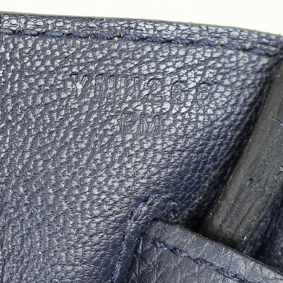 Hermes Bleu Nuit Birkin 30 Bag