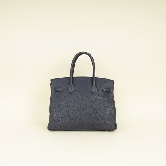 Hermes Belu Nuit Birkin 30 Bag
