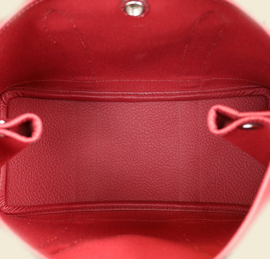 Hermes Rouge H Garden Party TPM 30 Bag