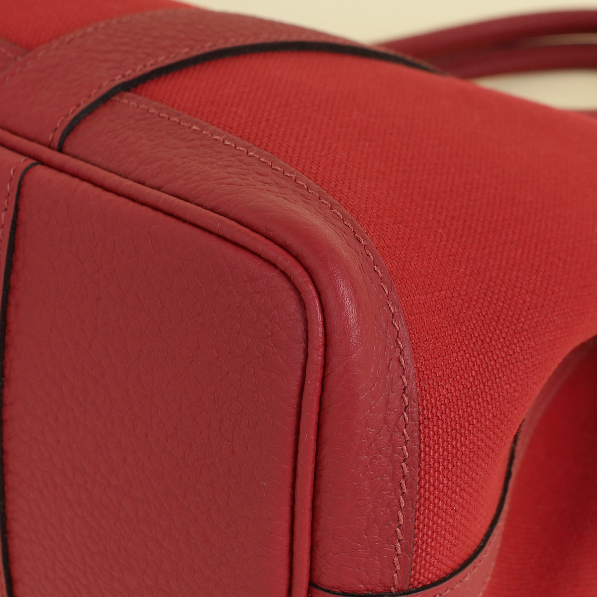 Hermes Rouge H Garden Party TPM 30 Bag