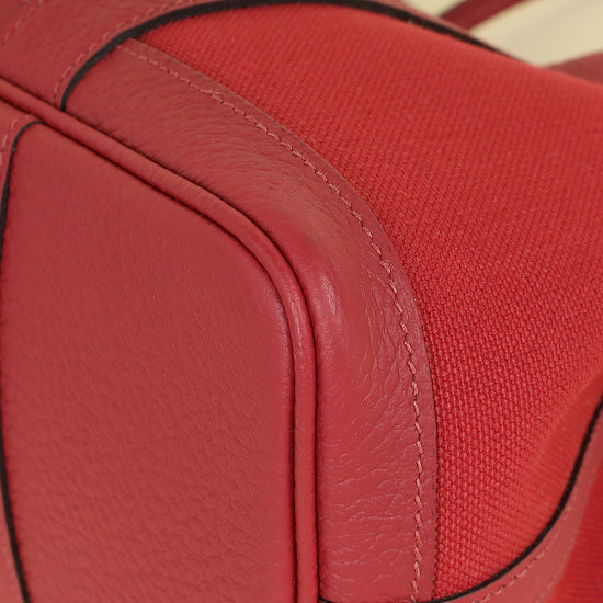 Hermes Rouge H Garden Party TPM 30 Bag