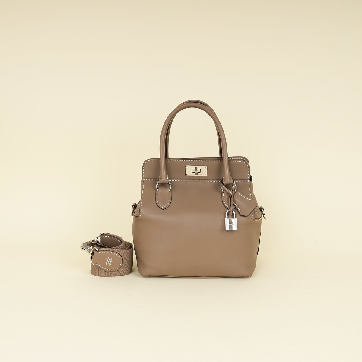 Hermes Etoupe Tool Box 20 Bag-Hermes-THE CLOSET