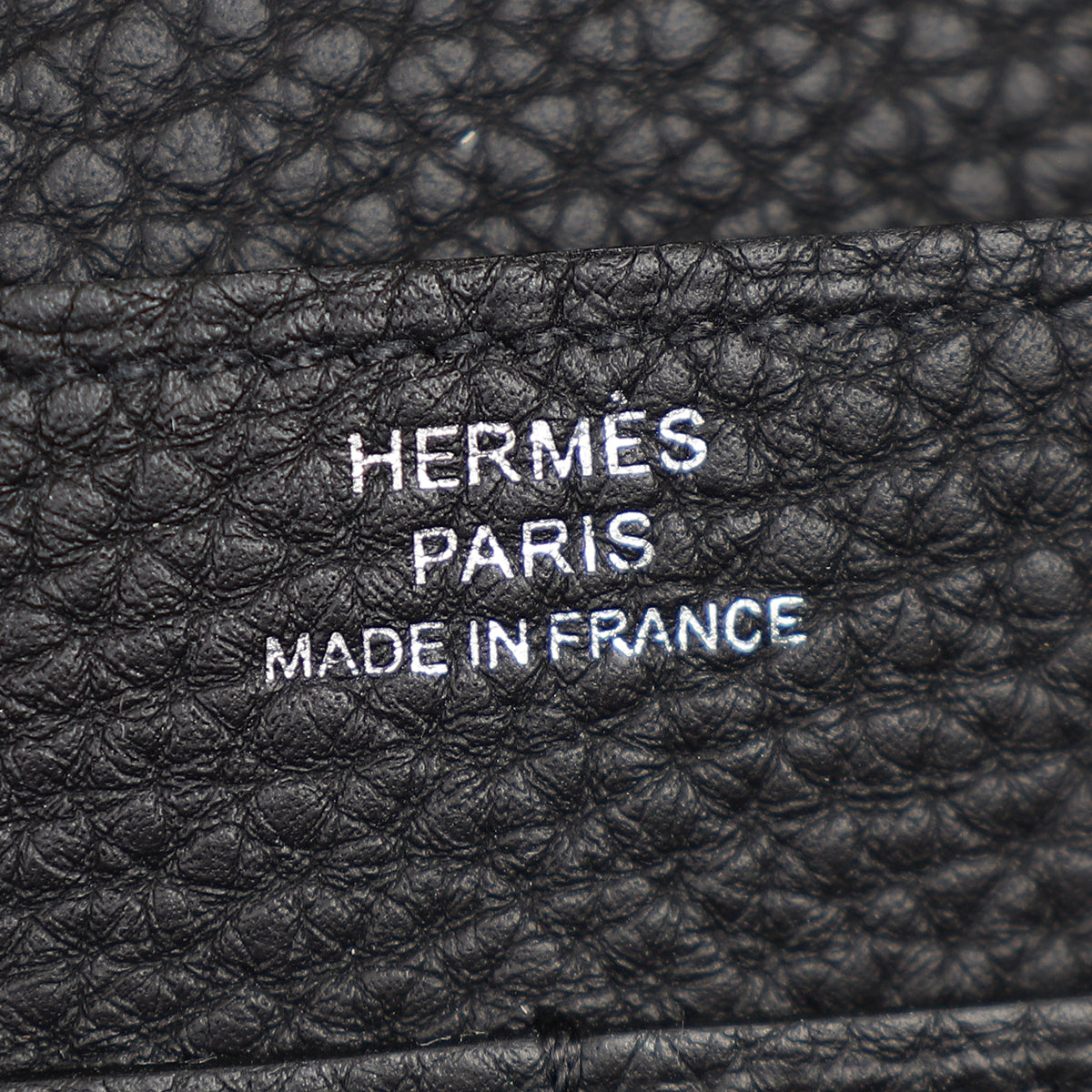 Hermes Noir Dogon Duo Wallet