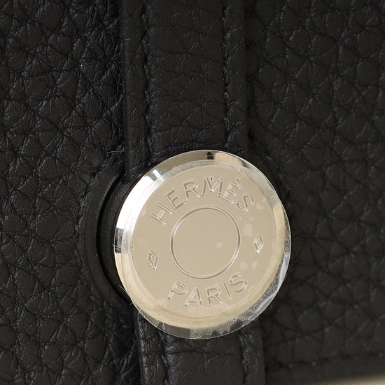 Hermes Noir Dogon Duo Wallet