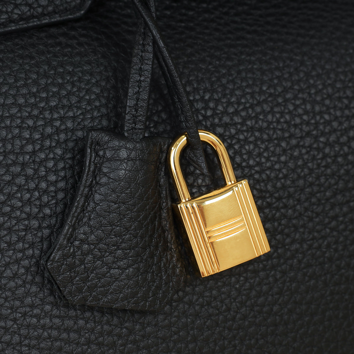 Hermes Noir Retourne Birkin 30 Bag