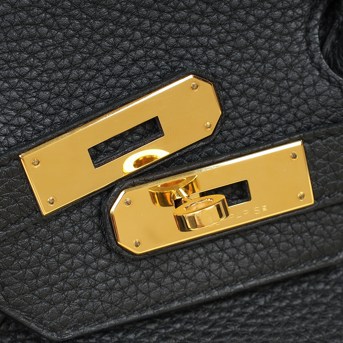 Hermes Noir Retourne Birkin 30 Bag