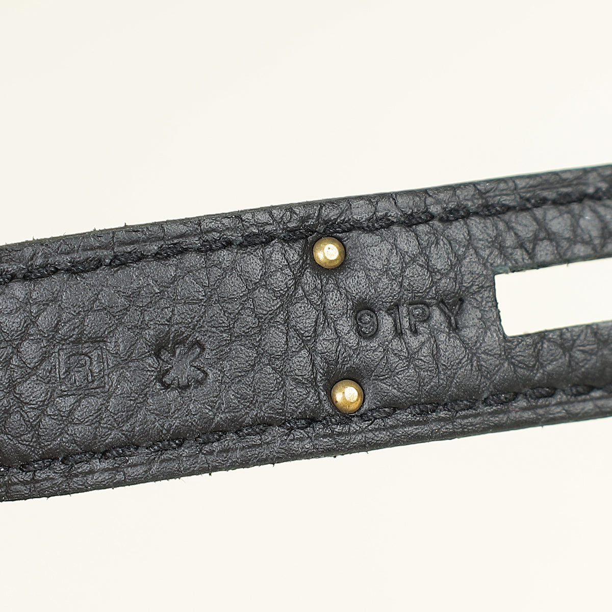 Hermes Noir Retourne Birkin 30 Bag