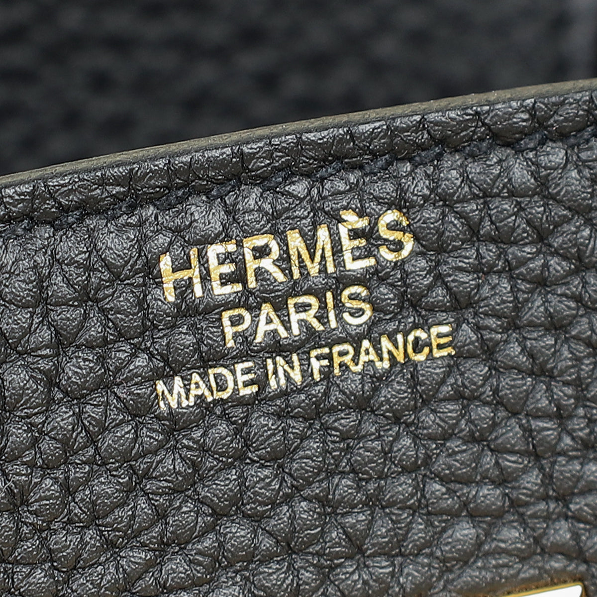 Hermes Noir Retourne Birkin 30 Bag