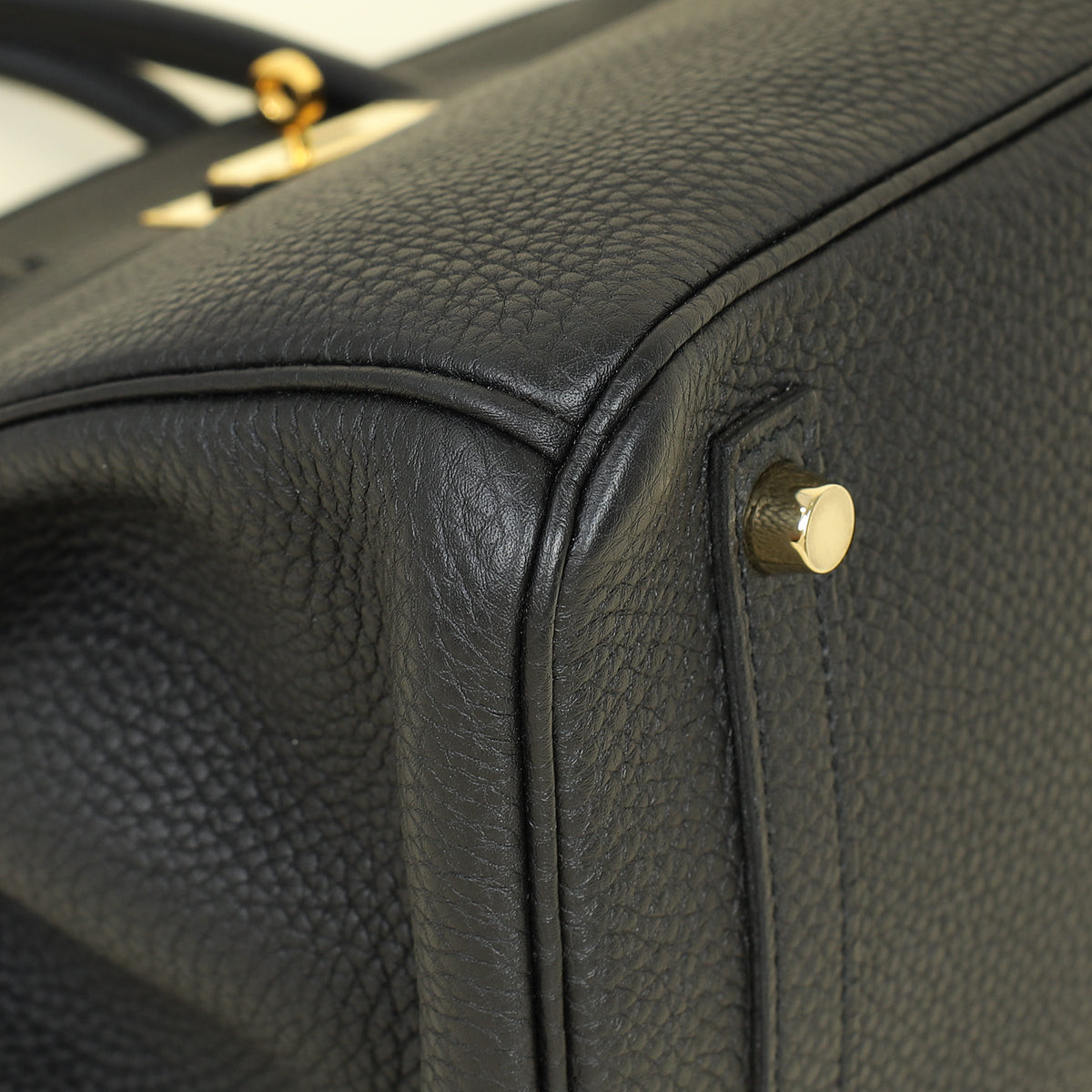 Hermes Noir Retourne Birkin 30 Bag