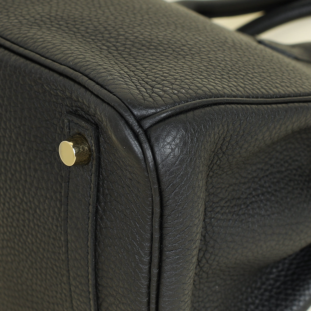 Hermes Noir Retourne Birkin 30 Bag