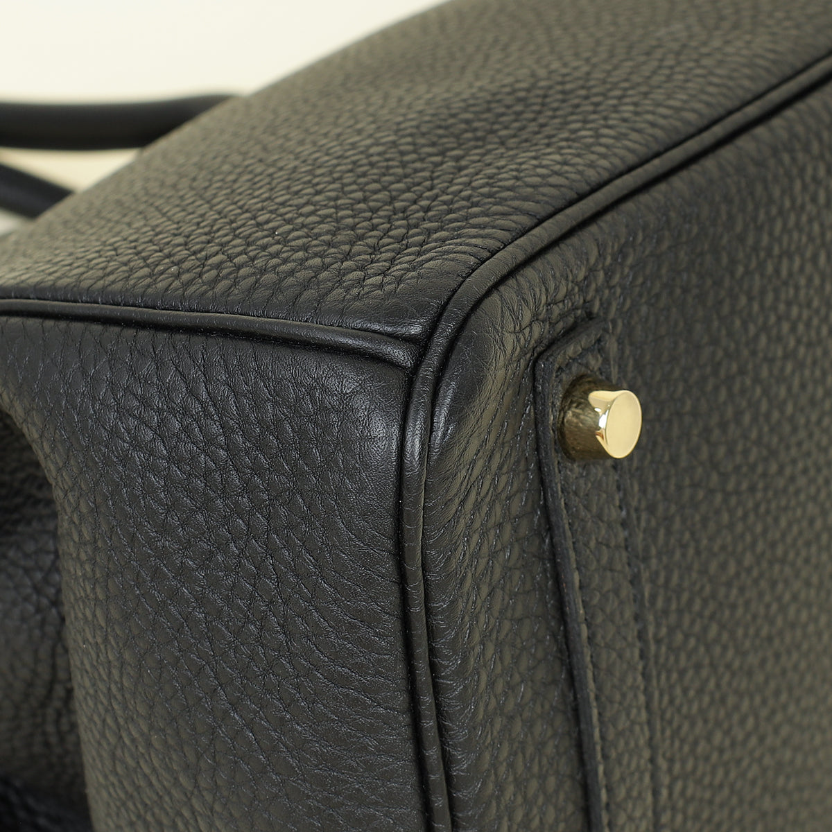 Hermes Noir Retourne Birkin 30 Bag