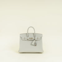 Hermes Gris Perle Birkin 25 Bag