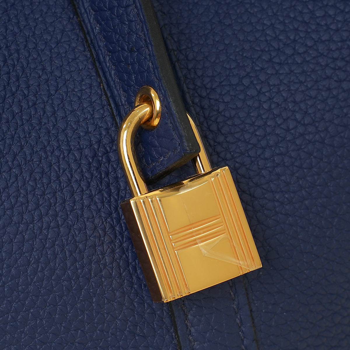 Hermes Bleu Saphir Picotin Lock 22 Bag
