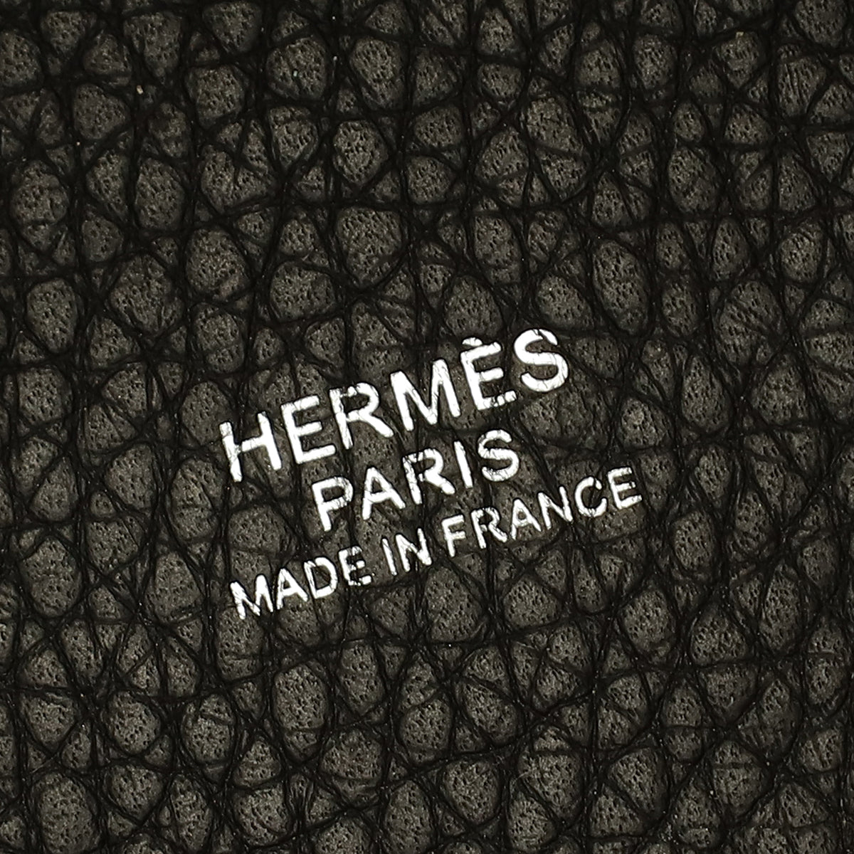 Hermes Noir Picotin Lock 22 Bag