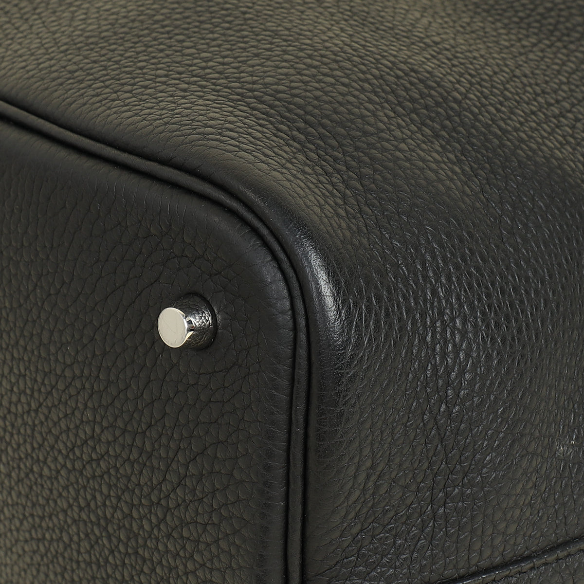 Hermes Noir Picotin Lock 22 Bag