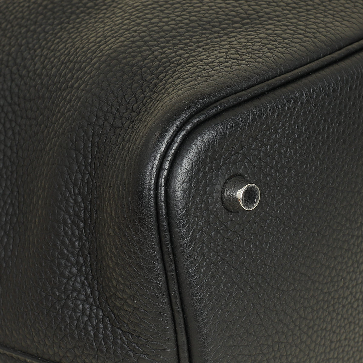 Hermes Noir Picotin Lock 22 Bag