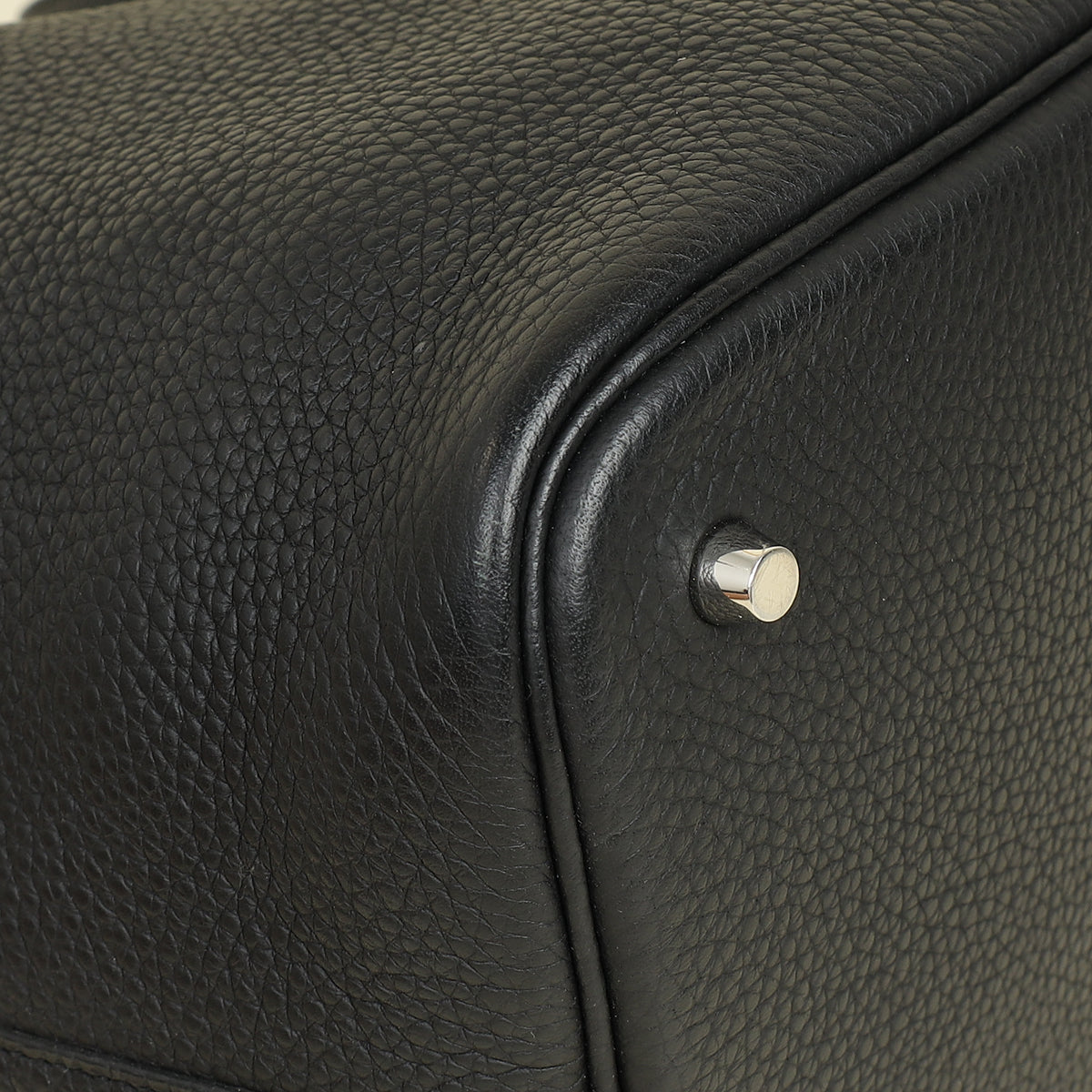 Hermes Noir Picotin Lock 22 Bag