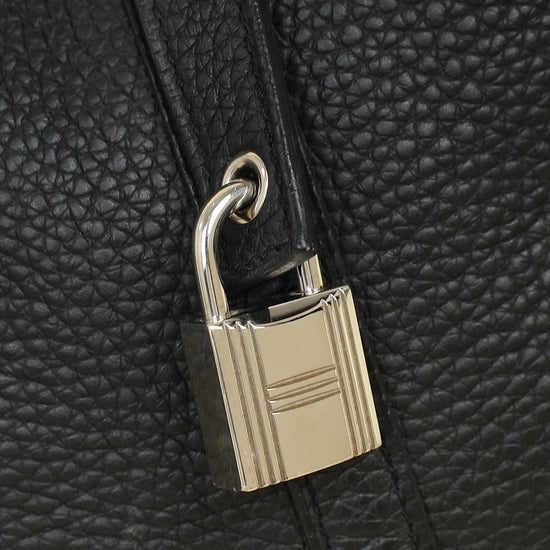 Hermes Noir Picotin Lock 22 Bag