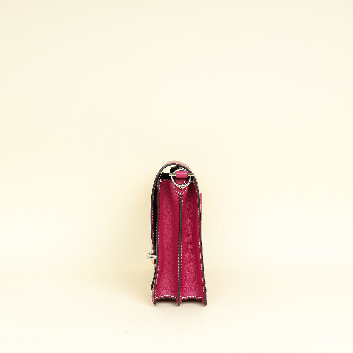 Hermes Rose Pourpre Roulis 23 Bag