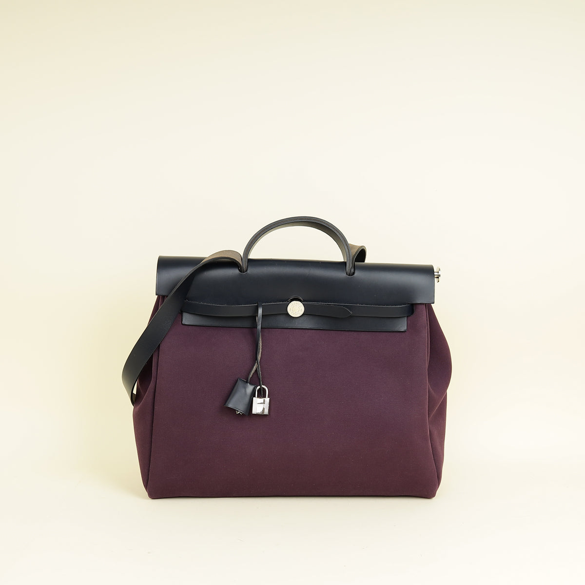 Hermes Bicolor Herbag Messenger 39 Retourne Bag