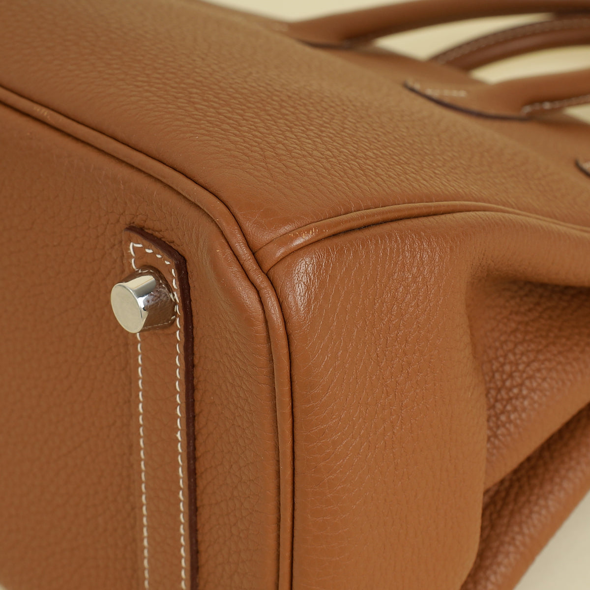 Hermes Gold Retourne Birkin 25 Bag