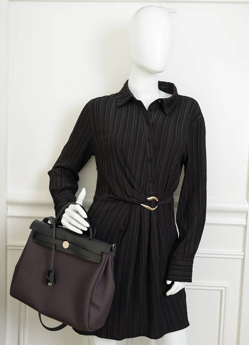 Hermes Bicolor Herbag Zip 31 Retourne PM Bag