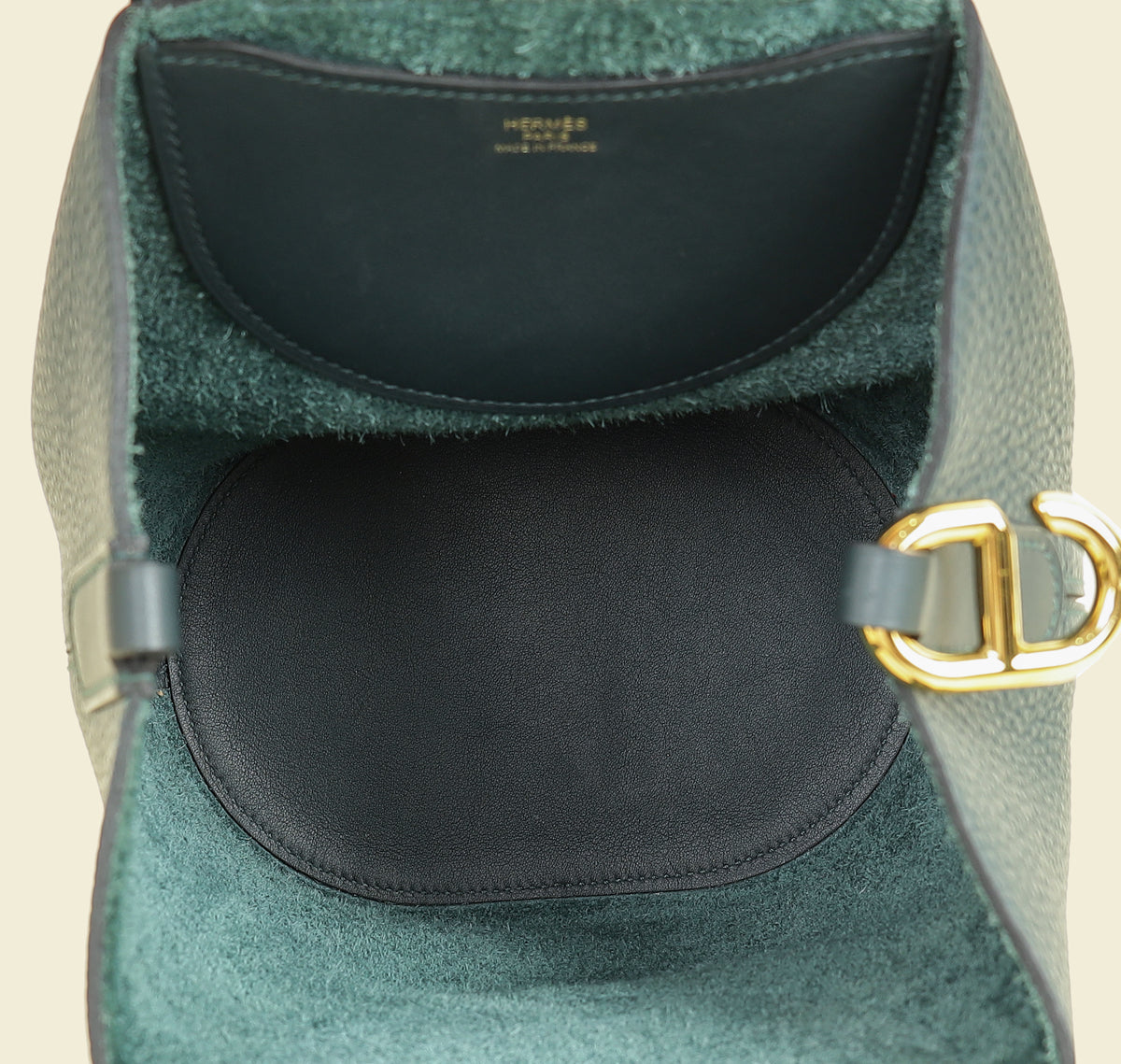 Hermes Vert Cypres In The Loop 18 Bag