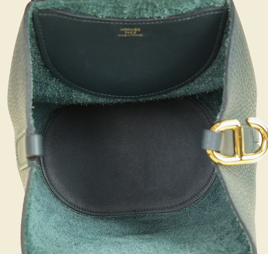 Hermes Vert Cypres In The Loop 18 Bag