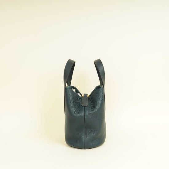 Hermes Vert Cypres In The Loop 18 Bag