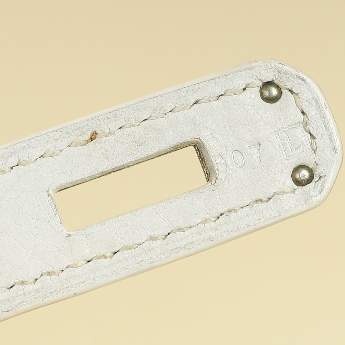 Hermes Blanc Retourne Birkin 35 Bag