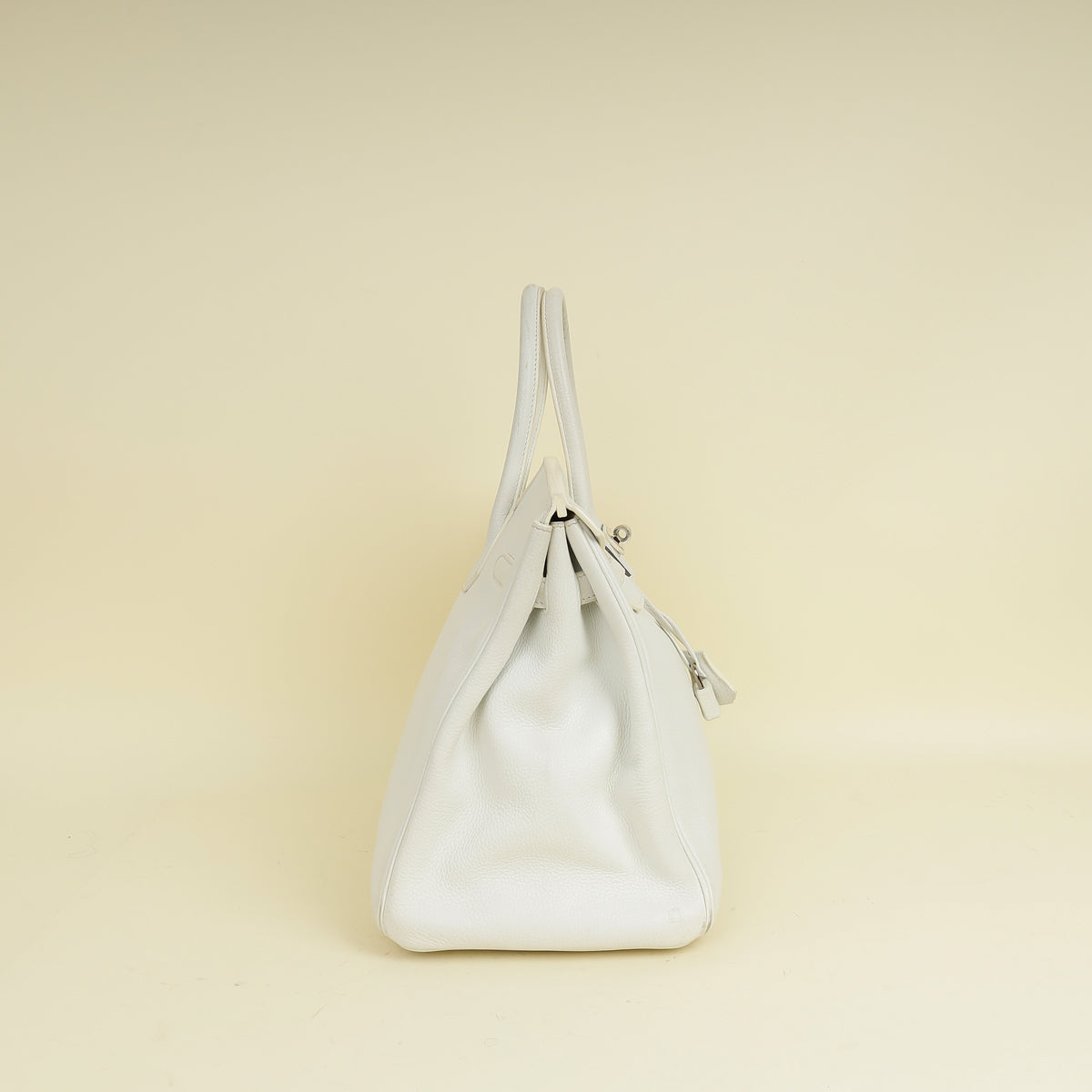 Hermes Blanc Retourne Birkin 35 Bag