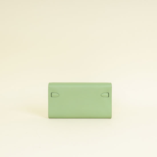 Hermes Vert Crique Kelly To Go Evercolor Wallet